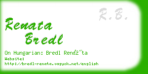 renata bredl business card
